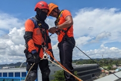 Gladi Kesiapan Kegiatan Vertical Rescue di Gedung Gadis 1